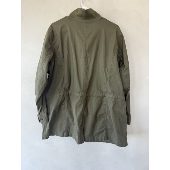 Duluth Trading Co Women’s Full Zip Up Lightweight Jacket Olive Green 2X 2xl Coat - Picture 5 of 5
